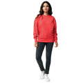 Luscious Red - Side - Iqoniq Unisex Adult Kruger Recycled Cotton Crew Neck Relaxed Fit Sweatshirt
