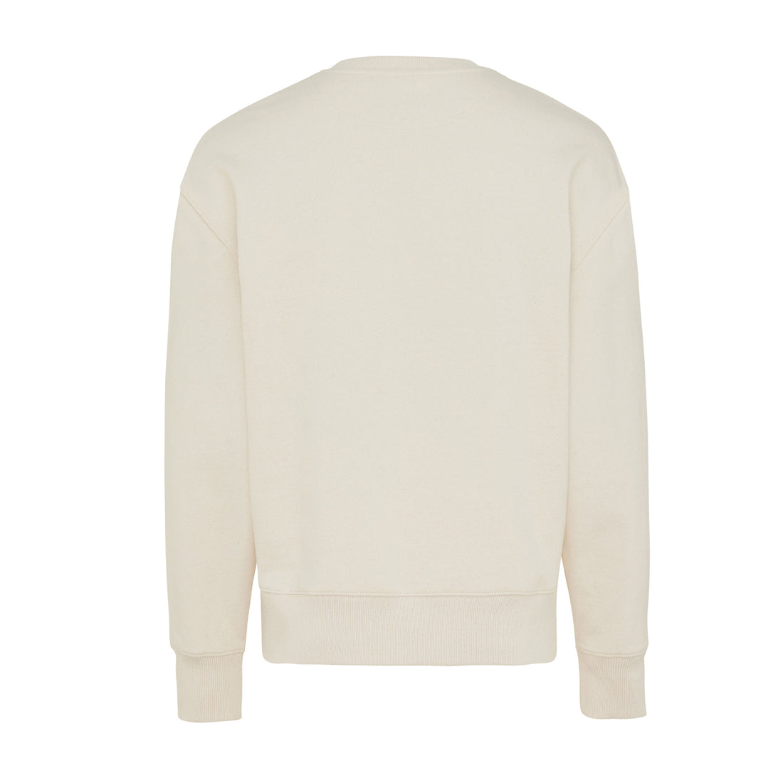 Natural Raw - Back - Iqoniq Unisex Adult Kruger Recycled Cotton Crew Neck Relaxed Fit Sweatshirt