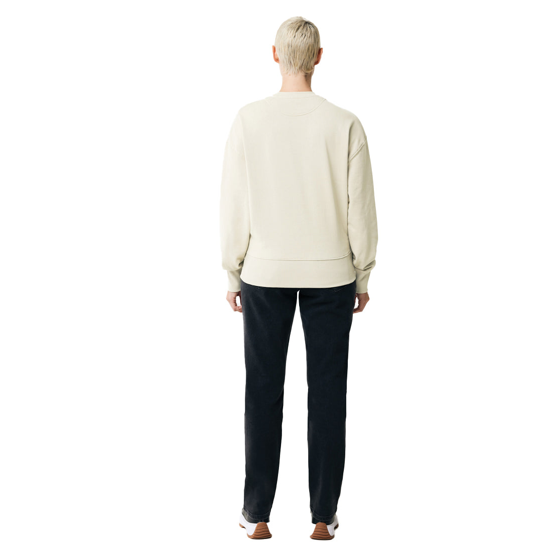 Natural Raw - Lifestyle - Iqoniq Unisex Adult Kruger Recycled Cotton Crew Neck Relaxed Fit Sweatshirt
