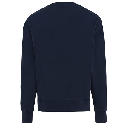 Navy - Back - Iqoniq Unisex Adult Kruger Recycled Cotton Crew Neck Relaxed Fit Sweatshirt