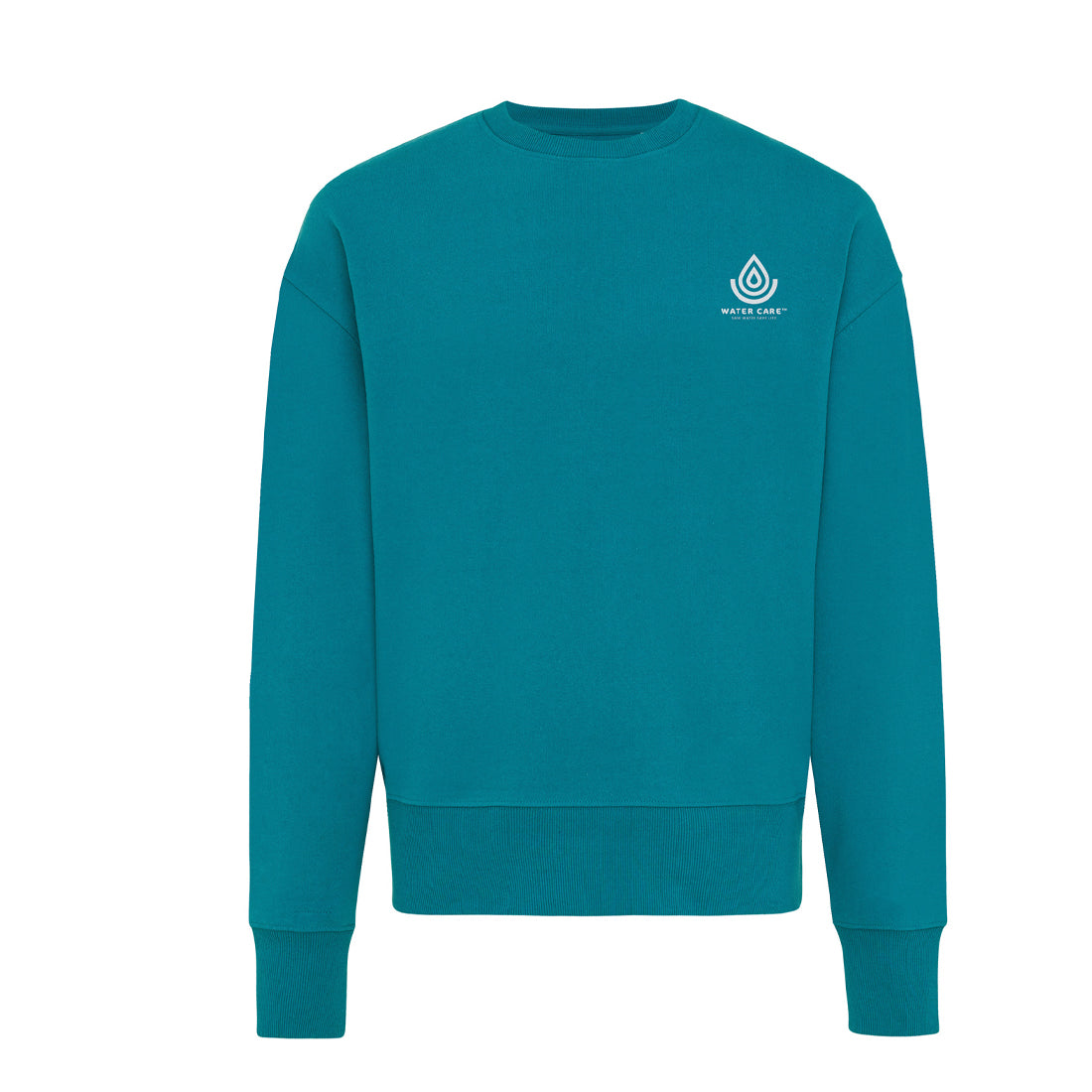 Verdigris - Front - Iqoniq Unisex Adult Kruger Recycled Cotton Crew Neck Relaxed Fit Sweatshirt