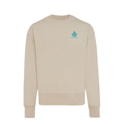 Desert - Front - Iqoniq Unisex Adult Kruger Recycled Cotton Crew Neck Relaxed Fit Sweatshirt