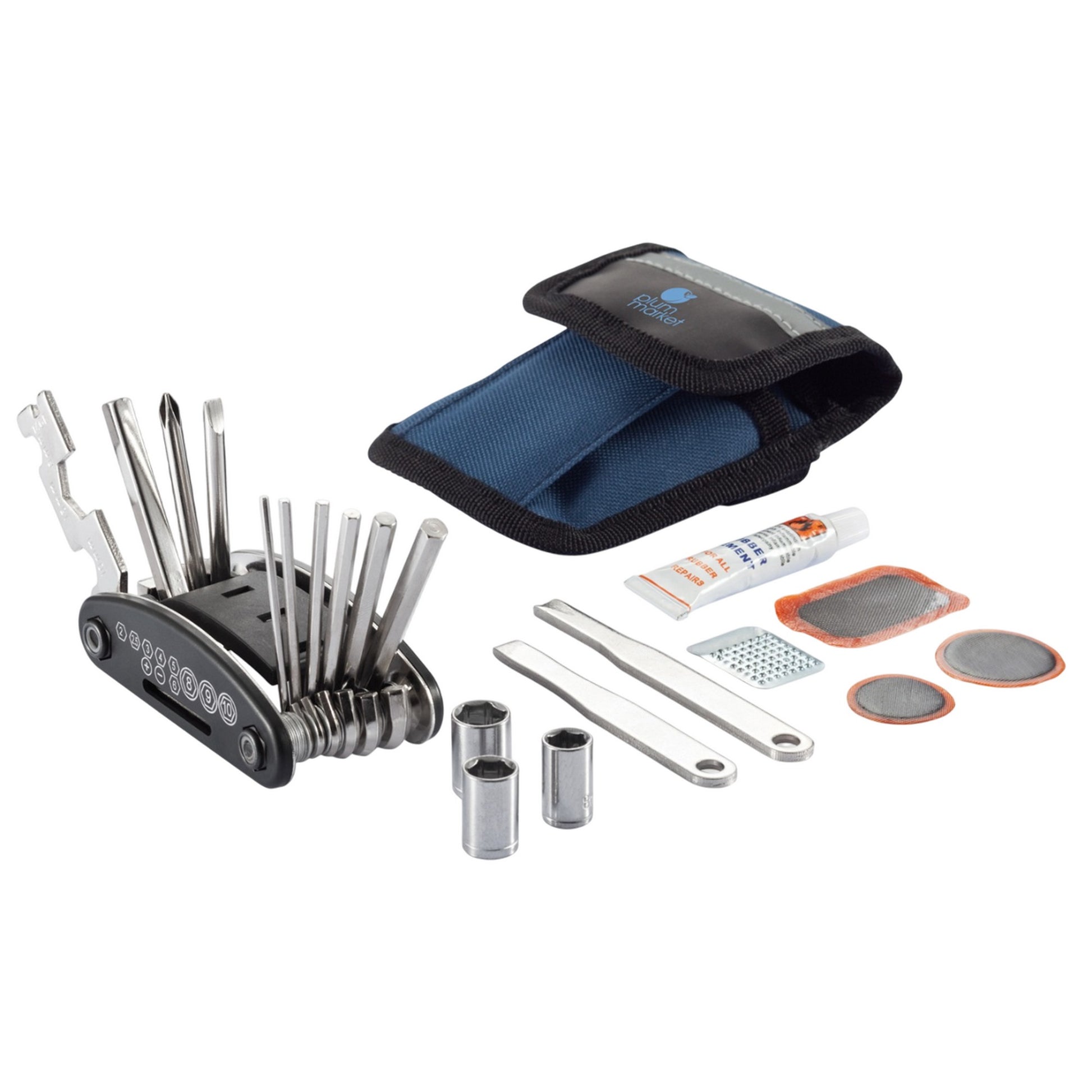 Blue - Front - XD Collection Bike Repair Kit