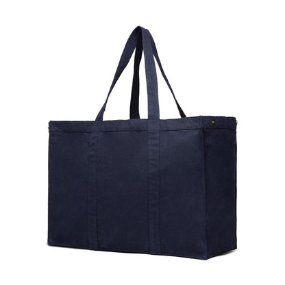 Navy - Back - Vinga Hilo Aware Maxi Canvas Recycled 32L Tote Bag