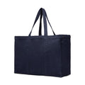 Navy - Back - Vinga Hilo Aware Maxi Canvas Recycled 32L Tote Bag