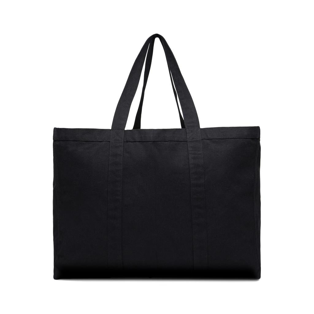 Black - Back - Vinga Hilo Aware Maxi Canvas Recycled 32L Tote Bag