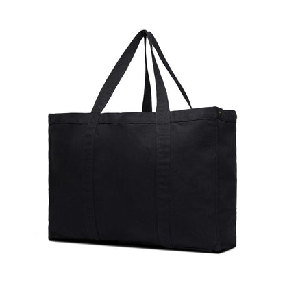 Black - Side - Vinga Hilo Aware Maxi Canvas Recycled 32L Tote Bag