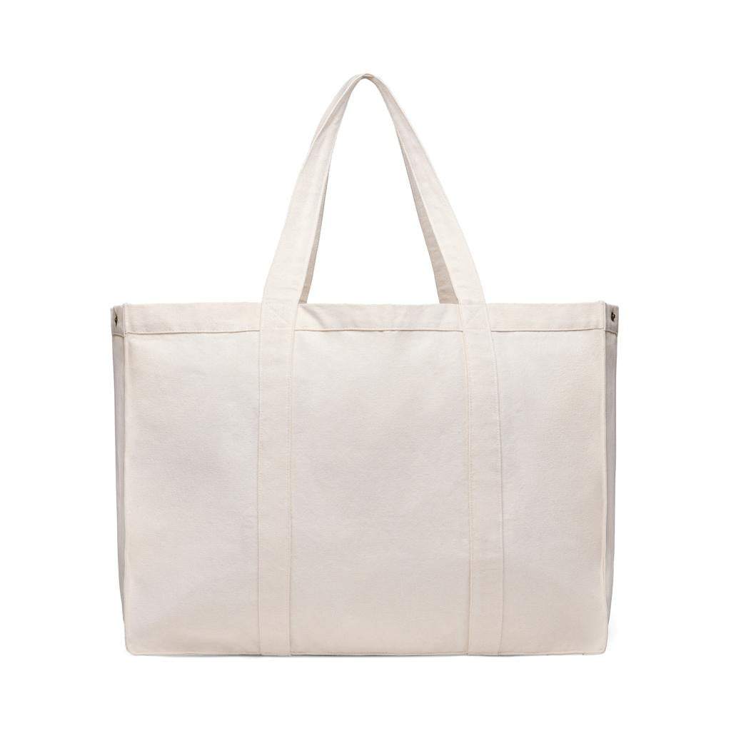Off White - Front - Vinga Hilo Aware Maxi Canvas Recycled 32L Tote Bag