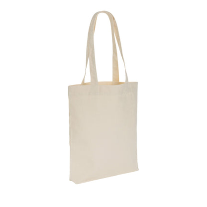 Off White - Back - XD Collection Impact Aware Recycled Canvas Undyed Tote Bag