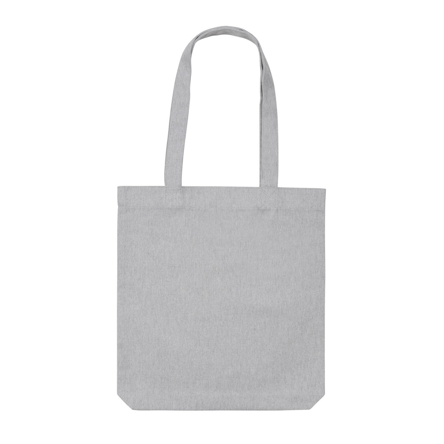 Grey - Front - XD Collection Impact Aware Recycled Canvas Undyed Tote Bag