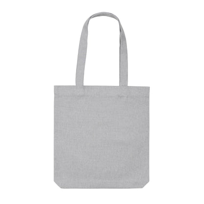 Grey - Front - XD Collection Impact Aware Recycled Canvas Undyed Tote Bag