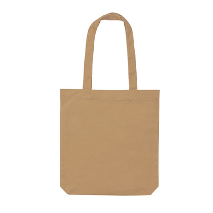 Brown - Front - XD Collection Impact Aware Recycled Canvas Undyed Tote Bag
