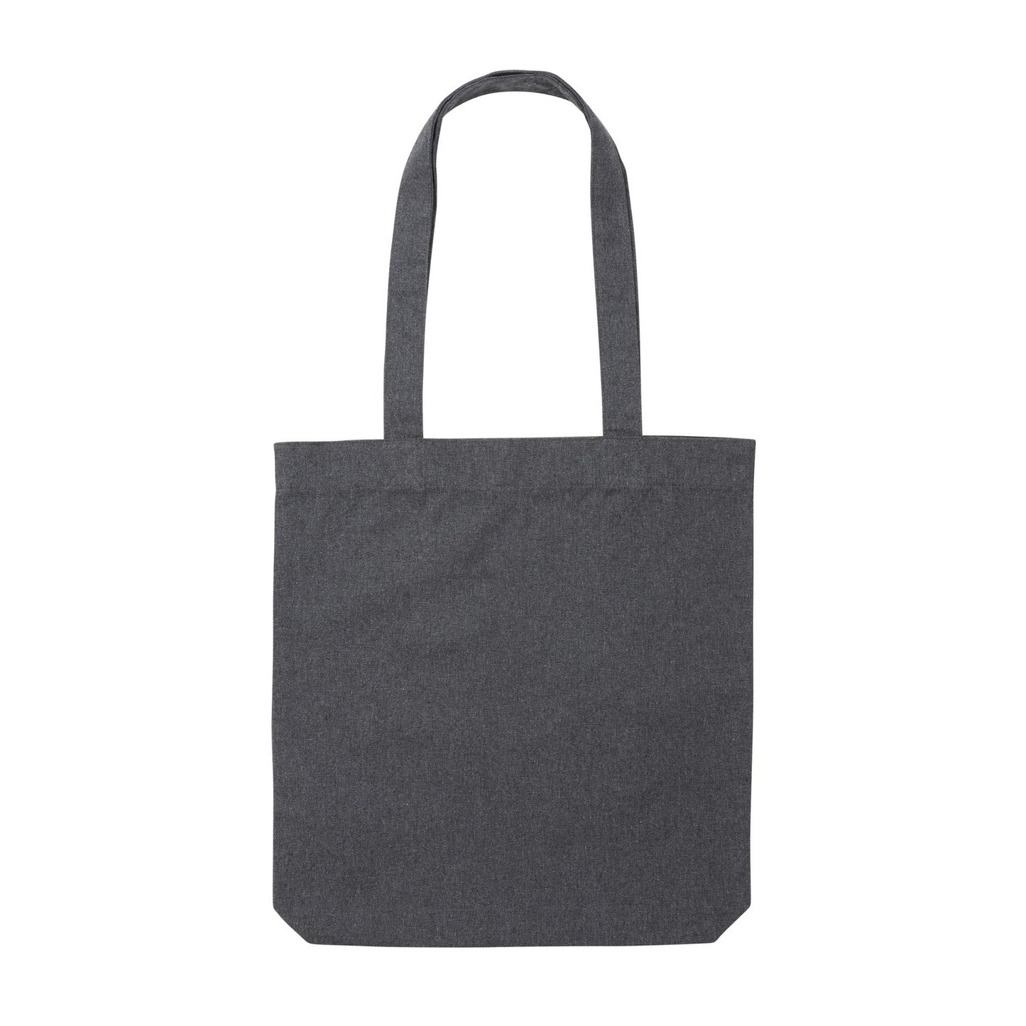 Anthracite - Front - XD Collection Impact Aware Recycled Canvas Undyed Tote Bag