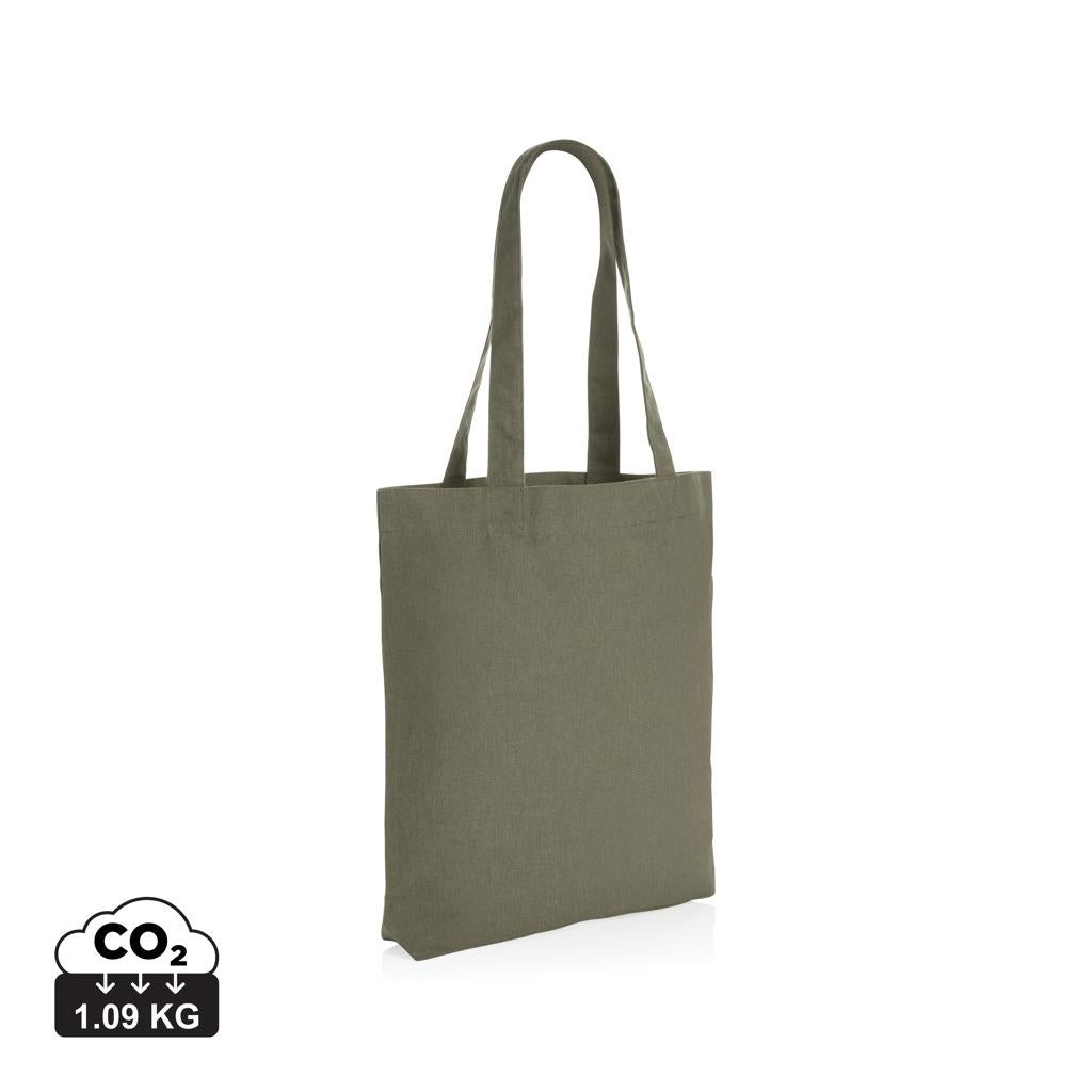 Green - Front - XD Collection Impact Aware Recycled Canvas Undyed Tote Bag
