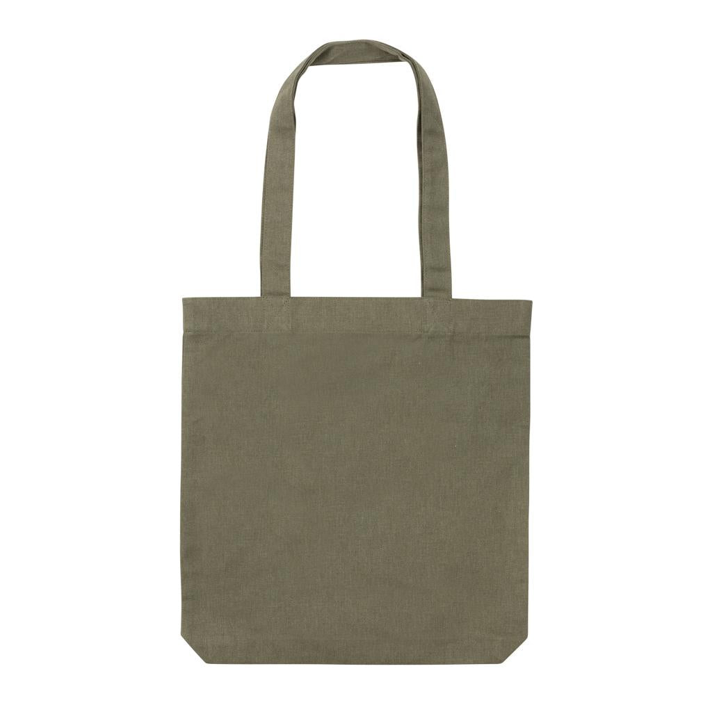 Green - Side - XD Collection Impact Aware Recycled Canvas Undyed Tote Bag