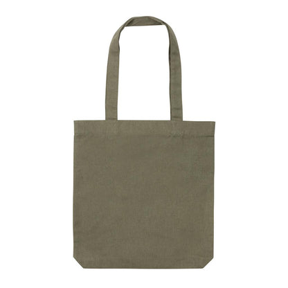 Green - Side - XD Collection Impact Aware Recycled Canvas Undyed Tote Bag