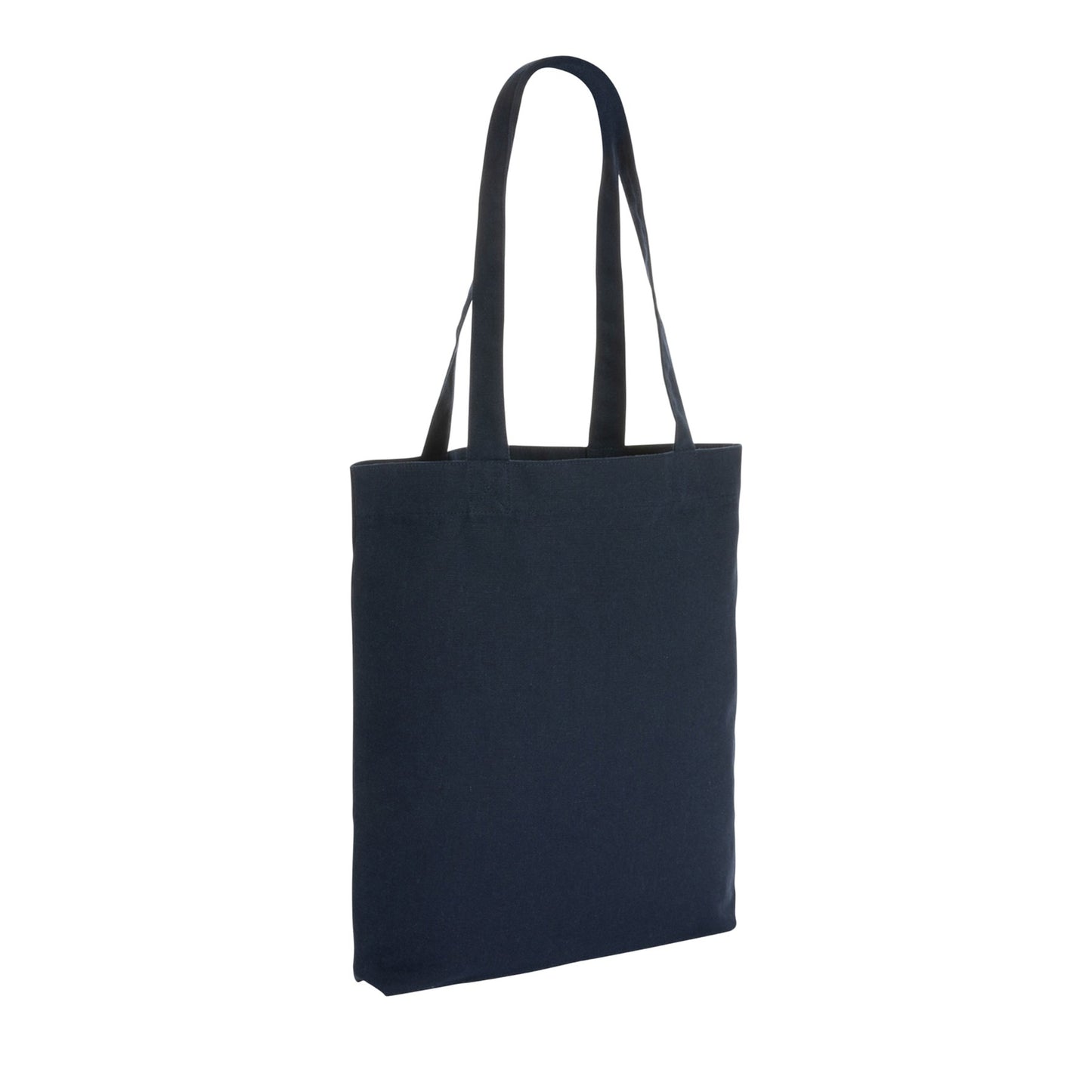 Navy - Back - XD Collection Impact Aware Recycled Canvas Undyed Tote Bag