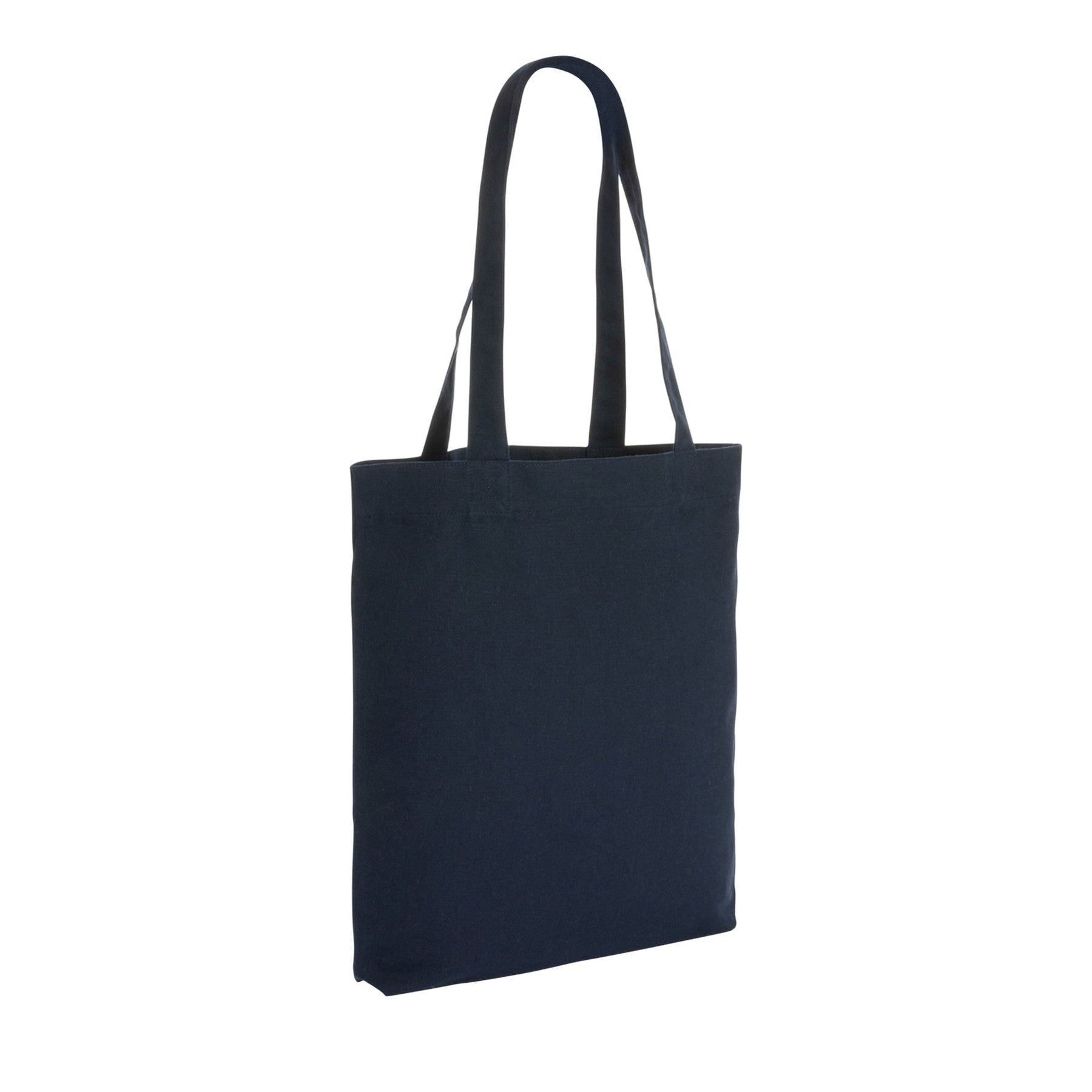 Navy - Back - XD Collection Impact Aware Recycled Canvas Undyed Tote Bag