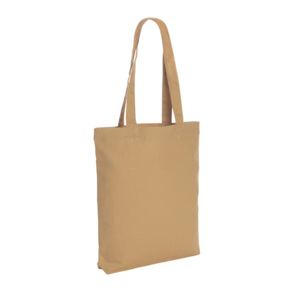 Brown - Back - XD Collection Impact Aware Recycled Canvas Undyed Tote Bag