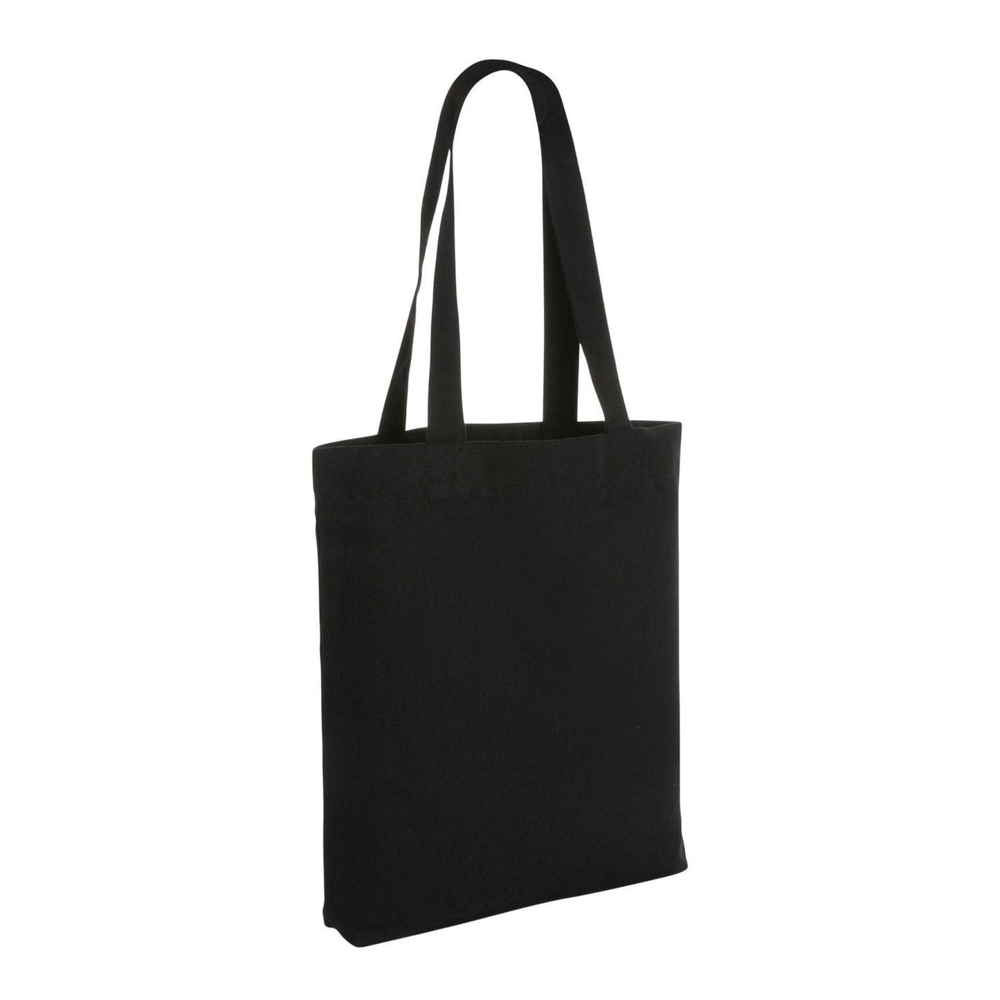 Black - Back - XD Collection Impact Aware Recycled Canvas Undyed Tote Bag