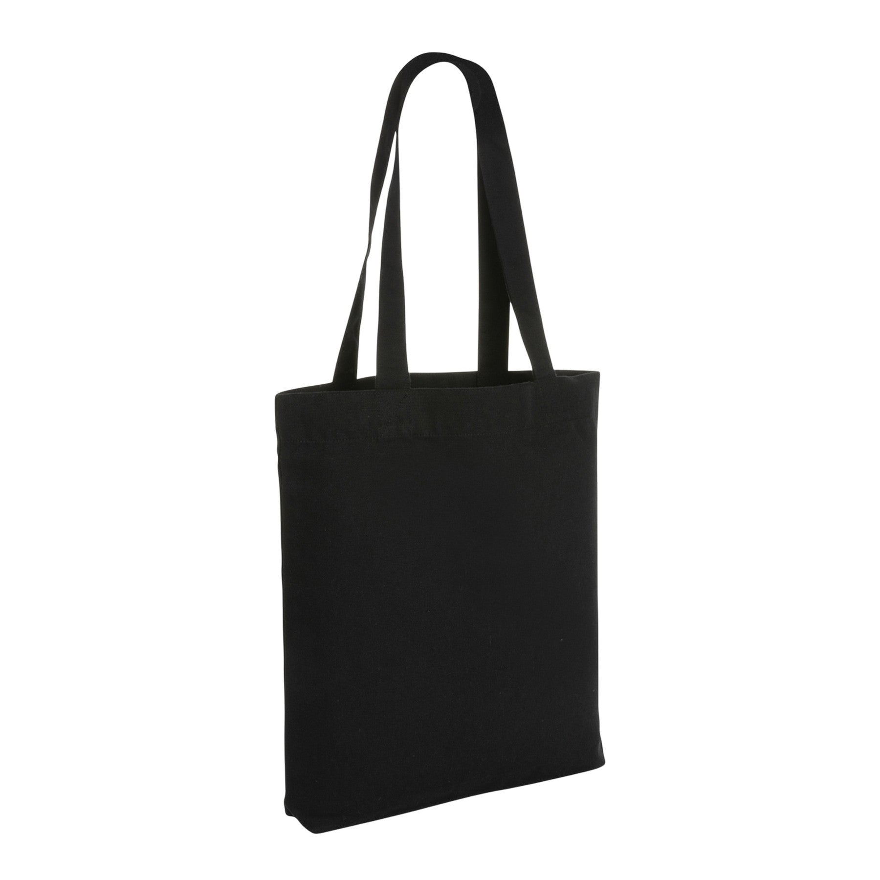 Black - Back - XD Collection Impact Aware Recycled Canvas Undyed Tote Bag