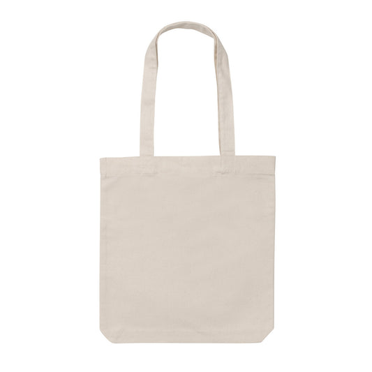 Off White - Front - XD Collection Impact Aware Recycled Canvas Undyed Tote Bag