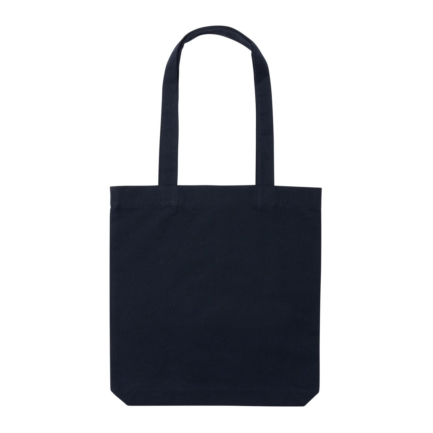 Navy - Front - XD Collection Impact Aware Recycled Canvas Undyed Tote Bag