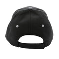 Black - Back - XD Collection Impact Aware Contrast Brushed Cotton 6 Panel Cap