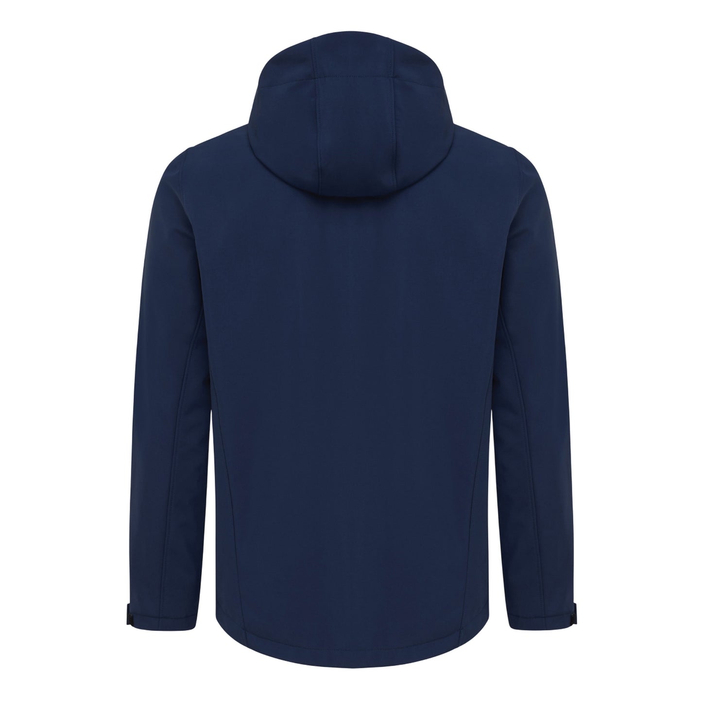 Navy - Back - Iqoniq Mens Makalu Recycled Polyester Soft Shell Jacket