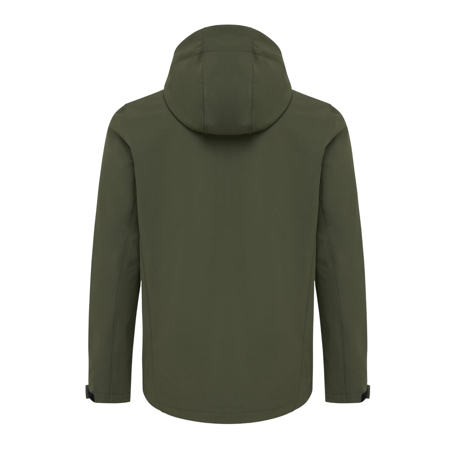 Khaki Green - Back - Iqoniq Mens Makalu Recycled Polyester Soft Shell Jacket