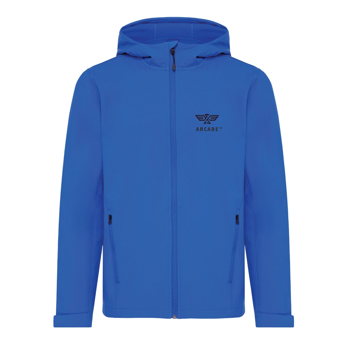 Royal Blue - Front - Iqoniq Mens Makalu Recycled Polyester Soft Shell Jacket