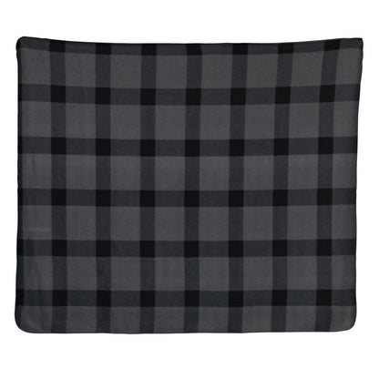 Anthracite - Back - XD Collection Fleece Plaid Blanket