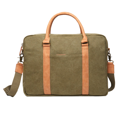 Green - Front - Vinga Bosler Canvas Recycled 0.35L Laptop Bag