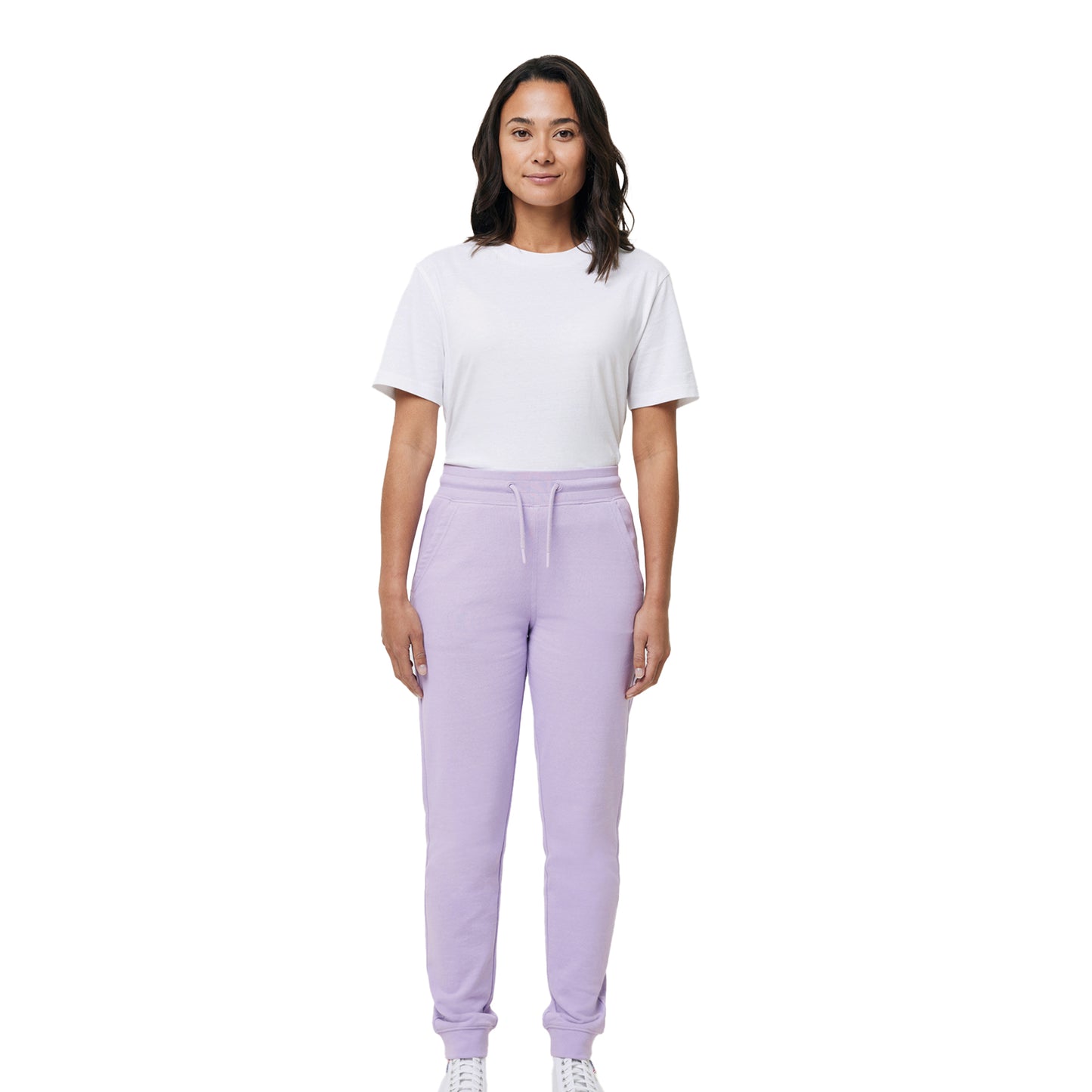 Lavender - Side - Iqoniq Unisex Adult Cooper Recycled Cotton Jogging Bottoms