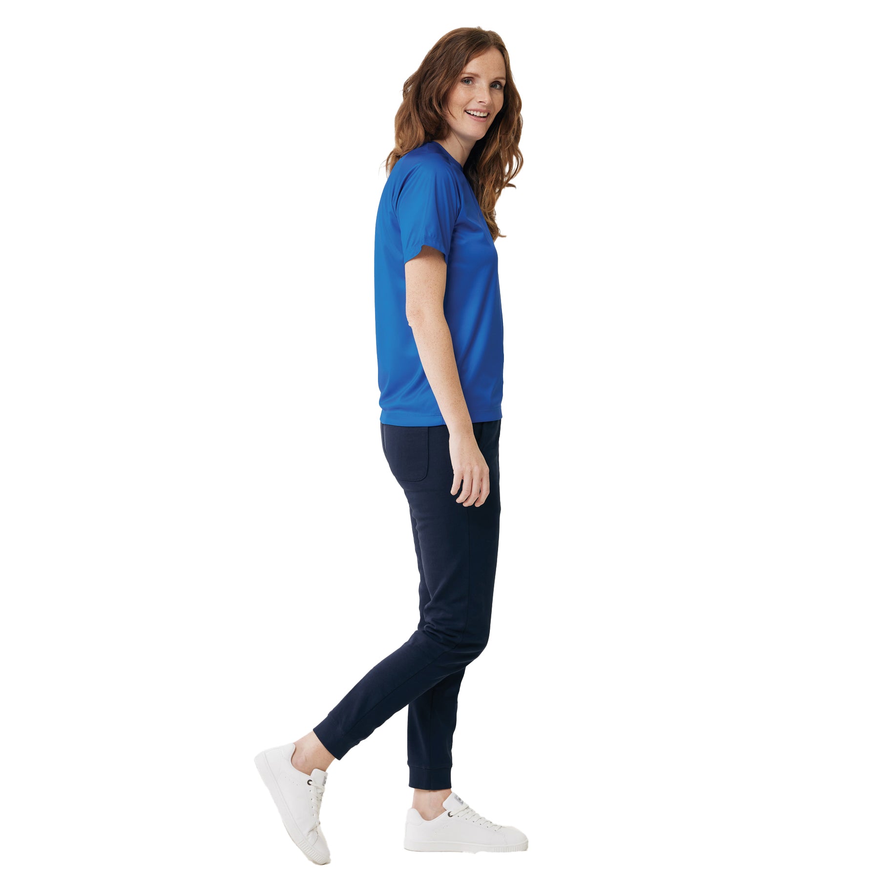 Navy - Lifestyle - Iqoniq Unisex Adult Cooper Recycled Cotton Jogging Bottoms