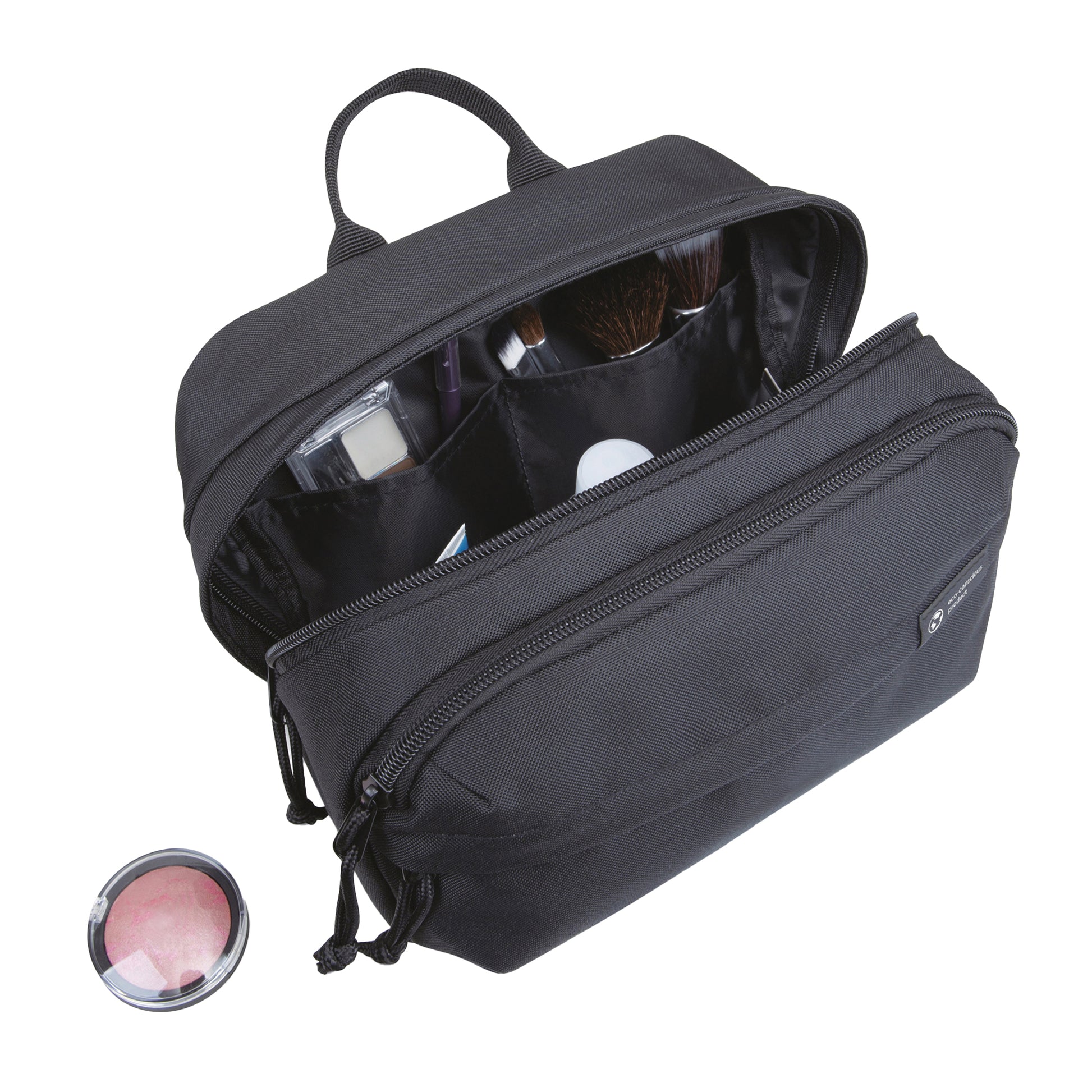 Black - Side - XD Collection Renew Aware Toiletry Bag