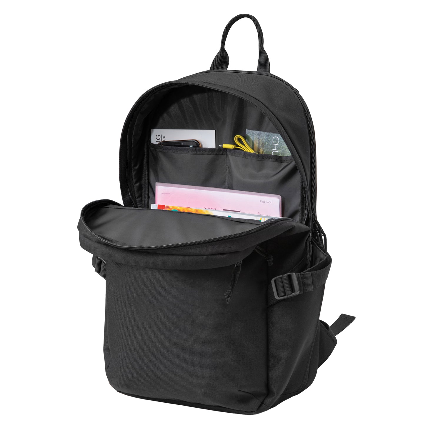Black - Side - XD Collection Renew Aware Laptop Backpack