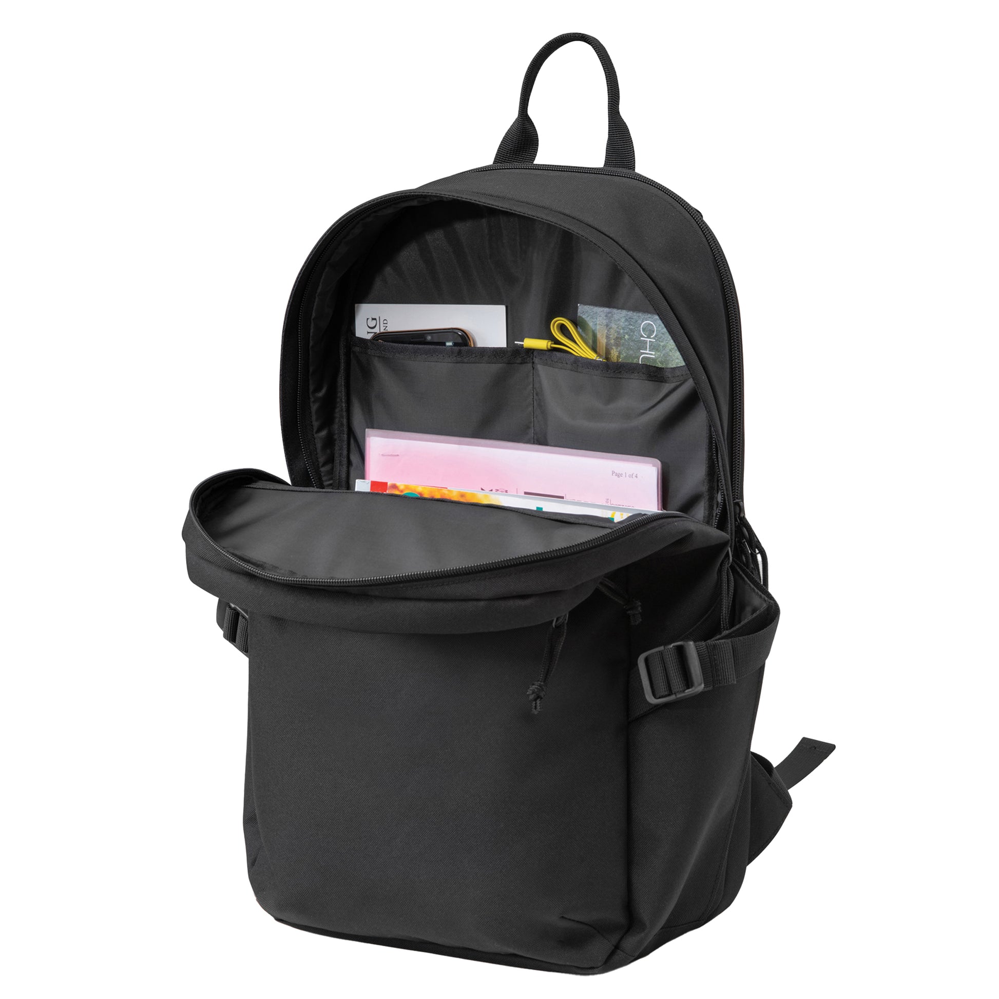 Black - Side - XD Collection Renew Aware Laptop Backpack