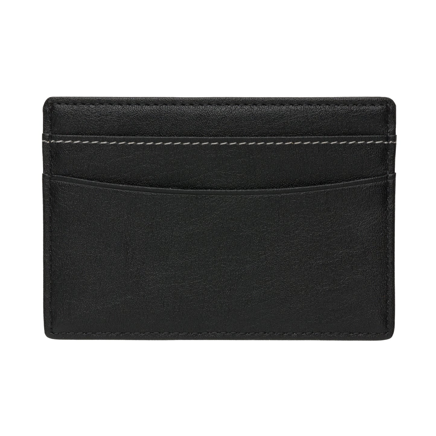 Black - Back - Swiss Peak RFID Blocking Card Holder