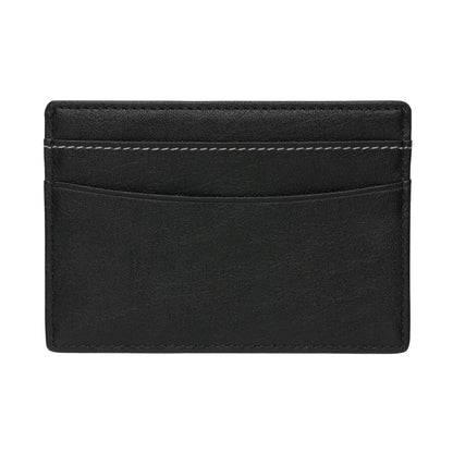 Black - Back - Swiss Peak RFID Blocking Card Holder