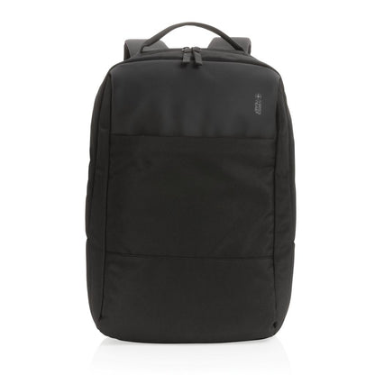Black - Back - Swiss Peak Aware RPET 15L Backpack