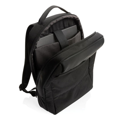 Black - Pack Shot - Swiss Peak Aware RPET 15L Backpack