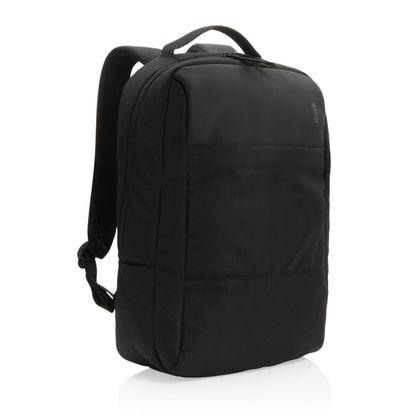 Black - Close up - Swiss Peak Aware RPET 15L Backpack