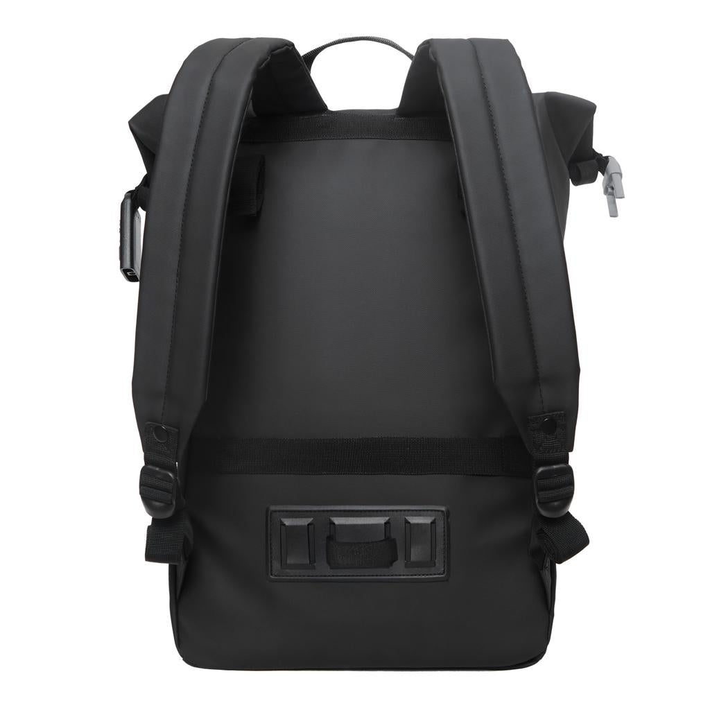Black - Back - XD Design Urban Bike Water Resistant Backpack