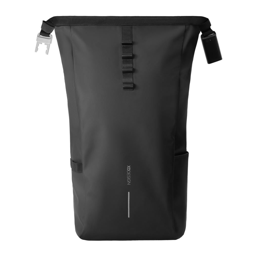 Black - Side - XD Design Urban Bike Water Resistant Backpack