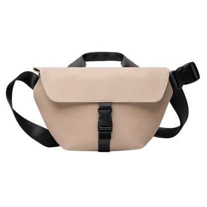 Greige - Front - Vinga Baltimore Recycled Sling Backpack