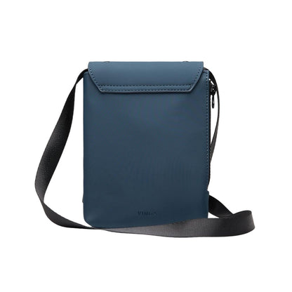 Navy - Back - Vinga Baltimore Recycled Sling Backpack