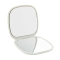 White - Front - XD Collection Reflecta Recycled Plastic Hand Mirror