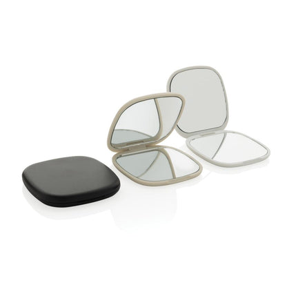 Black - Lifestyle - XD Collection Reflecta Recycled Plastic Hand Mirror