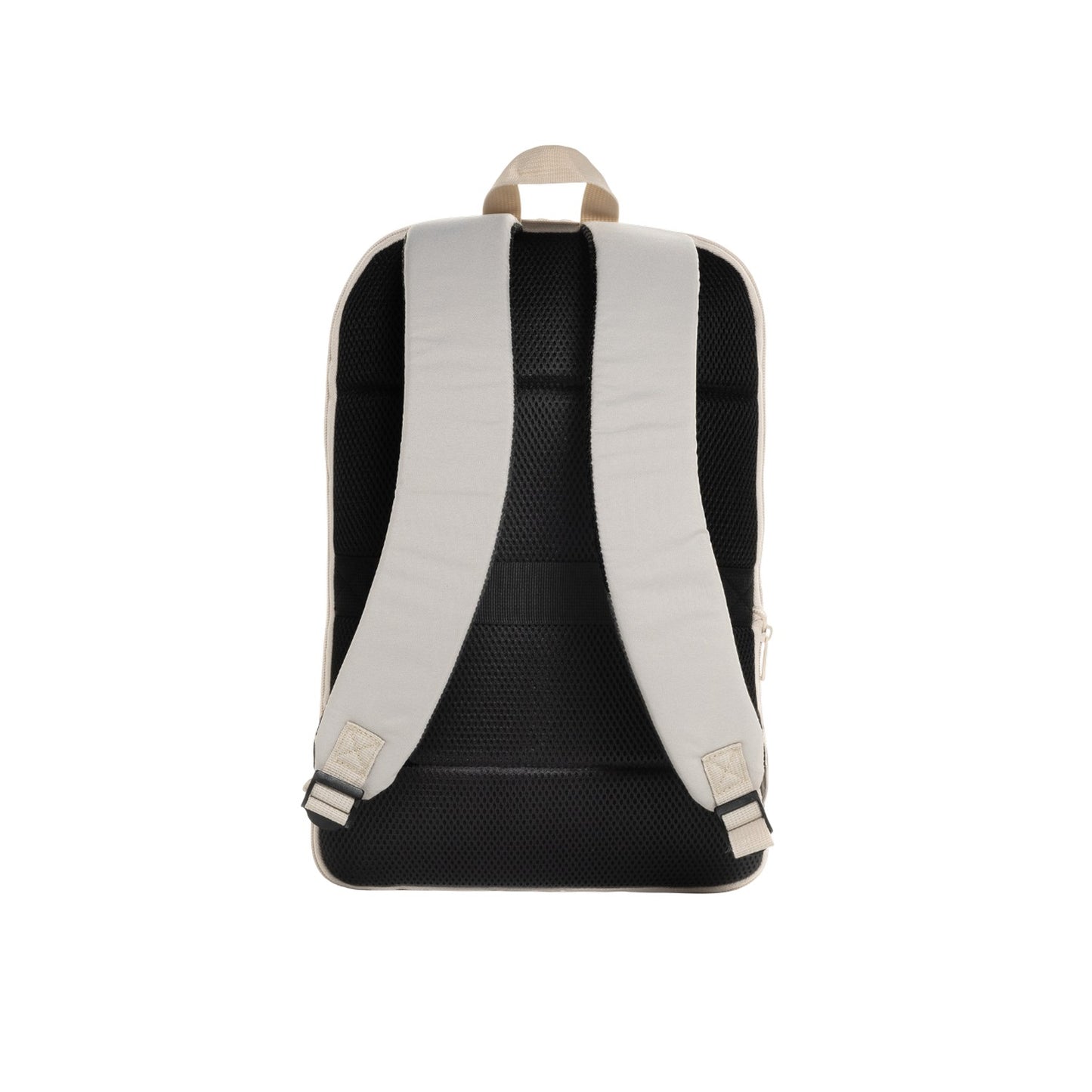 Beige - Back - XD Collection Flexpack Aware RPET Slim Laptop Backpack